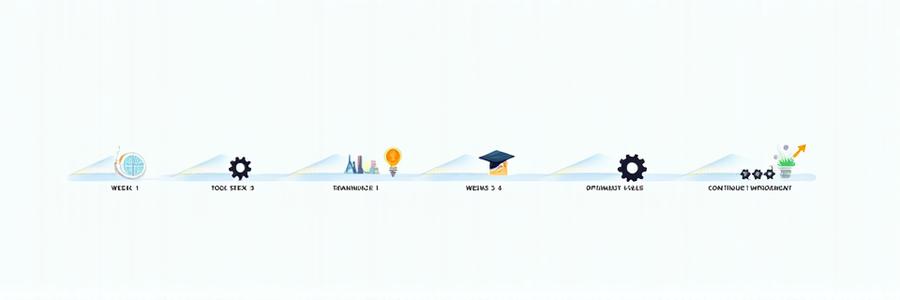 원격팀 워크플로우 5단계 구축 로드맵 타임라인